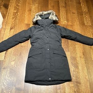 Women’s The North Face Arctic Parka, size medium, dark charcoal
